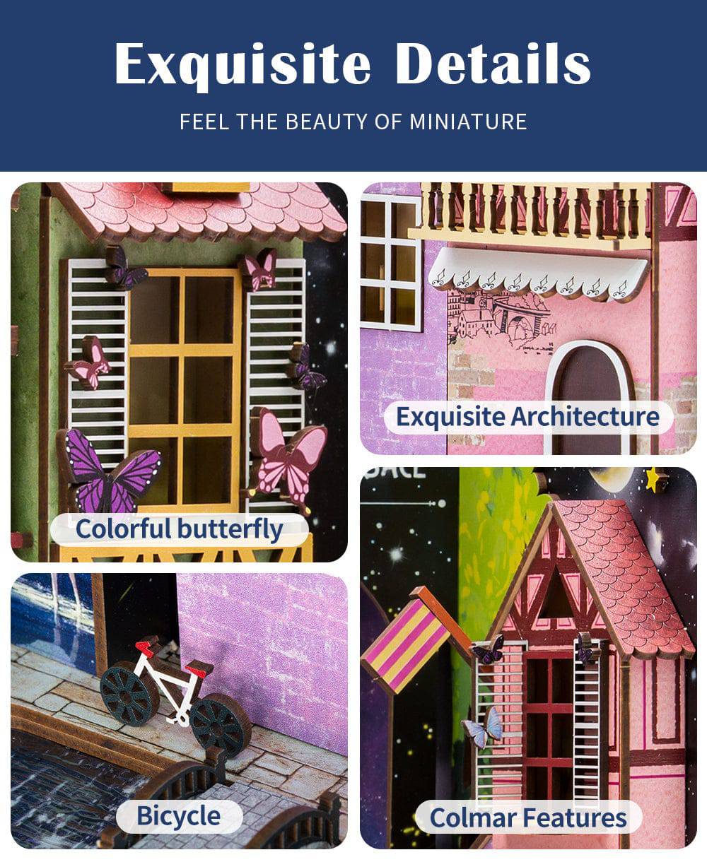 BRIVLOX™ DIY Booknook Kit (Dreamland Of Alsace） - BRIVLOX | Where Innovation Meets Style!