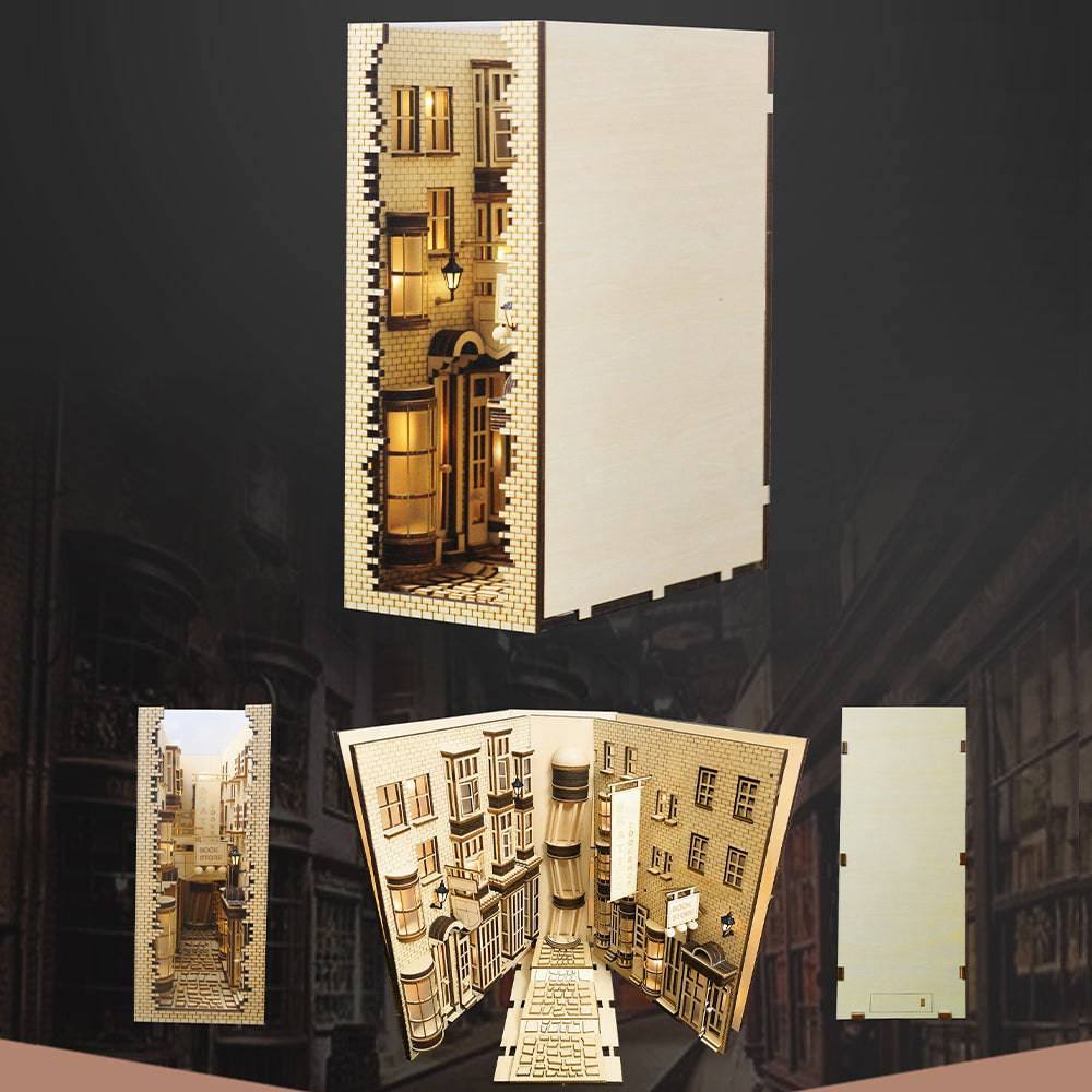 BRIVLOX™ DIY Booknook Kit(Mysterious Ancient Street) - BRIVLOX | Where Innovation Meets Style!