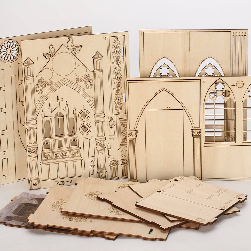 BRIVLOX™ DIY Booknook Kit (Pray in The Church) - BRIVLOX | Where Innovation Meets Style!