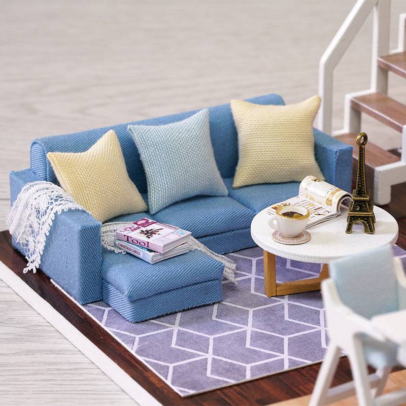 BRIVLOX 1: 24 DIY Dollhouse Kit (Blue Time) - BRIVLOX | Where Innovation Meets Style!