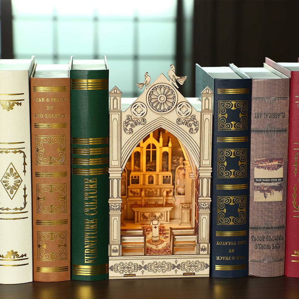 BRIVLOX™ DIY Booknook Kit (Pray in The Church) - BRIVLOX | Where Innovation Meets Style!
