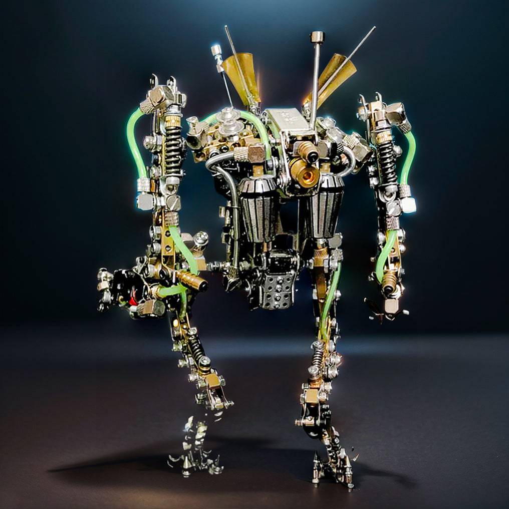 Transformative XIA-A Metal Mech Model Kit: Articulated Joints & LED Lighting for a Futuristic Experience - OPICRAFT 