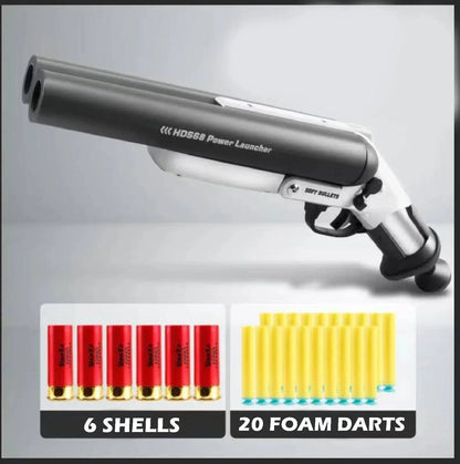 BRIVLOX® Sawed Off Double Barrel Dart Blaster - BRIVLOX | Where Innovation Meets Style!