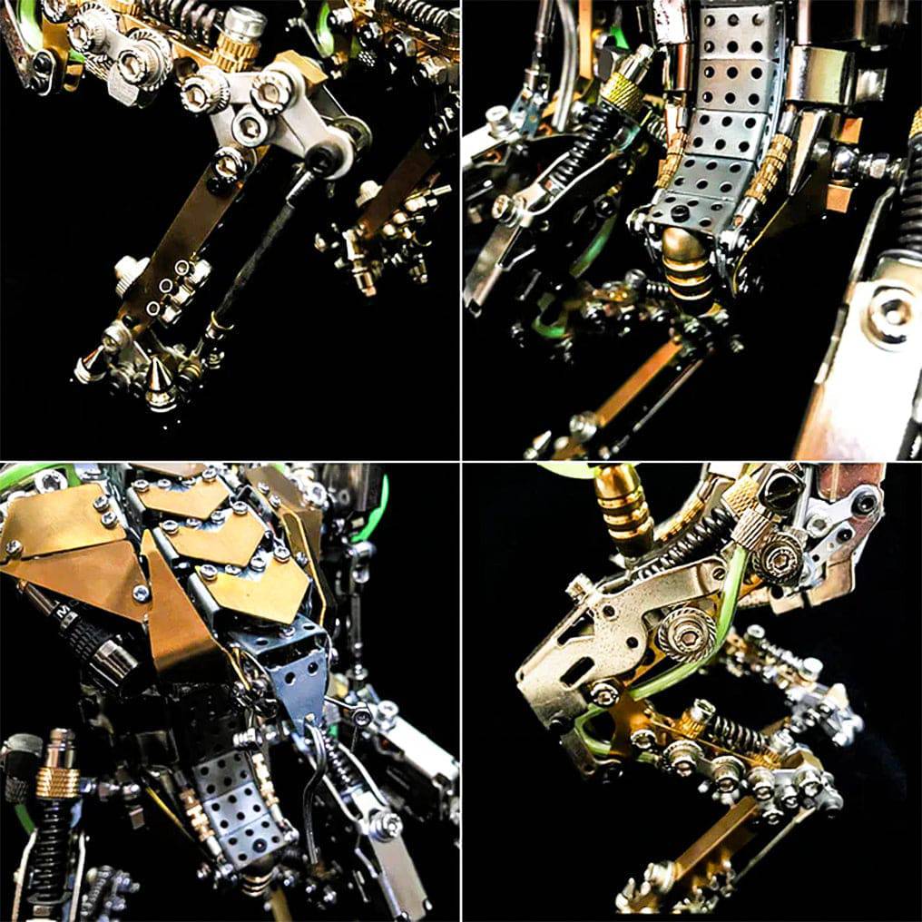 Transformative XIA-A Metal Mech Model Kit: Articulated Joints & LED Lighting for a Futuristic Experience - OPICRAFT 