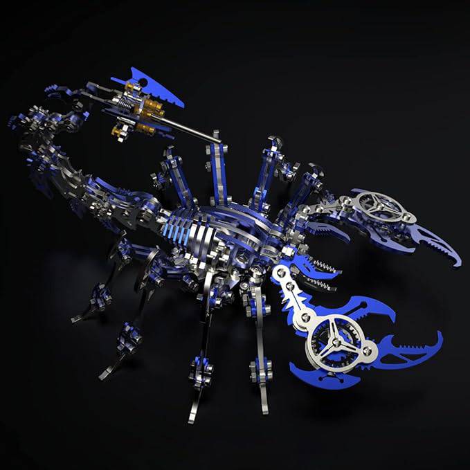 BRIVLOX METAL SCORPION KING Steel 3D Metal Puzzle - BRIVLOX | Where Innovation Meets Style!