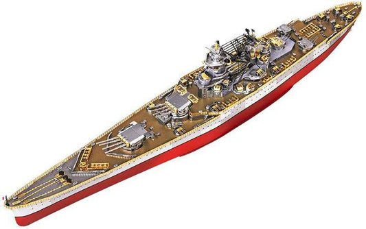 BRIVLOX™ Richelieu Battleship-Watercraft Model Kit DIY 3D Metal Puzzle - BRIVLOX | Where Innovation Meets Style!