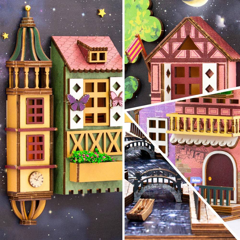 BRIVLOX™ DIY Booknook Kit (Dreamland Of Alsace） - BRIVLOX | Where Innovation Meets Style!