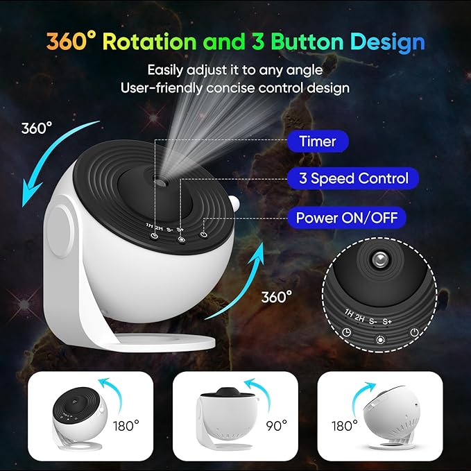 PLANETSY 2.0  Galaxy Planetarium Projector - OPICRAFT 