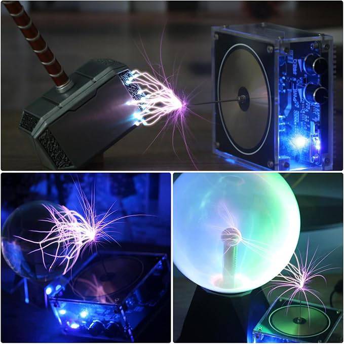 BRIVLOX Multi-Function Tesla Music Tesla Coil Speaker, Wireless Transmission Lighting, Science and Education Experimental Products - BRIVLOX | Where Innovation Meets Style!