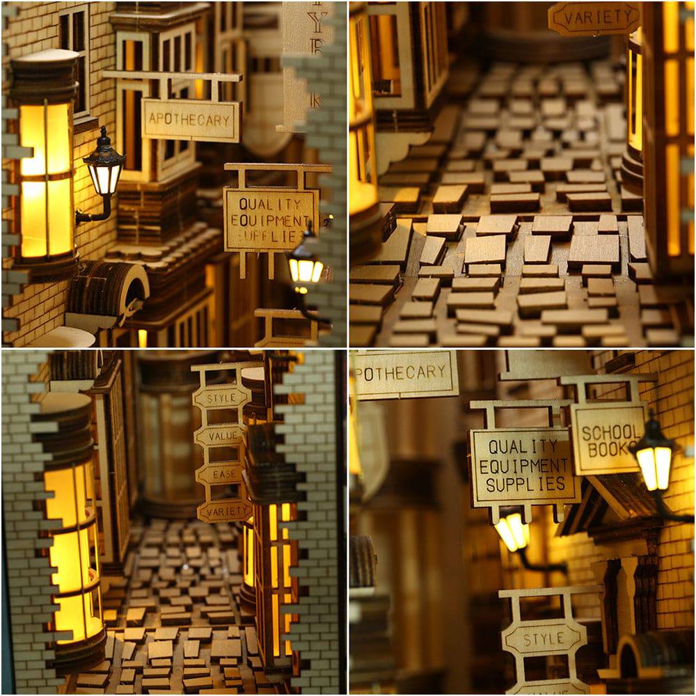 BRIVLOX™ DIY Booknook Kit(Mysterious Ancient Street) - BRIVLOX | Where Innovation Meets Style!