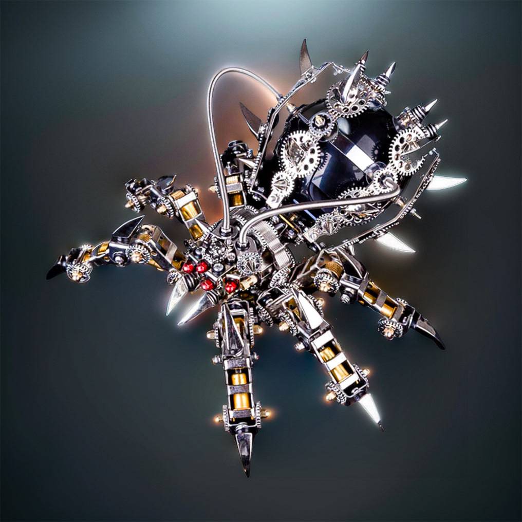 Transform Your Creativity with the 3D Metal Spider Puzzle Kit - Now Featuring a Bluetooth Speaker! Perfect for Creative Gifts and Fun Games! - OPICRAFT 