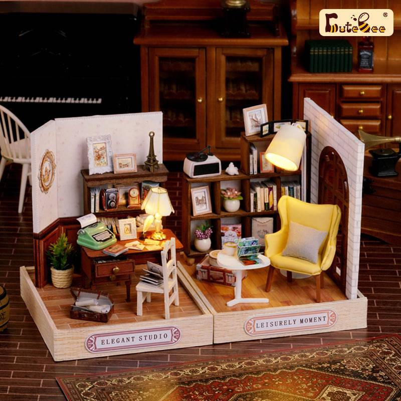 BRIVLOX™ 1: 24 DIY Dollhouse Kit( Corner of happiness) - BRIVLOX | Where Innovation Meets Style!