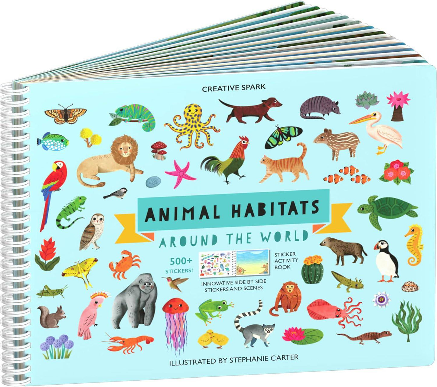 Animal All Around Town Sticker Book Activity - OPICRAFT 