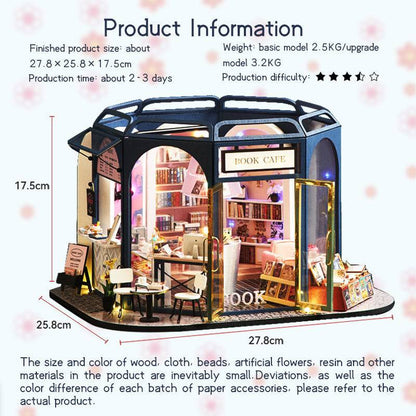 BRIVLOX™ 1:24 Dollhouse Kit (Book Cafe) - BRIVLOX | Where Innovation Meets Style!