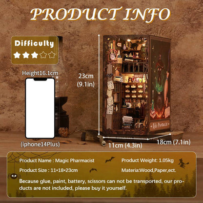 BRIVLOX™ DIY Booknook Kit (Magic Pharmacist) - BRIVLOX | Where Innovation Meets Style!
