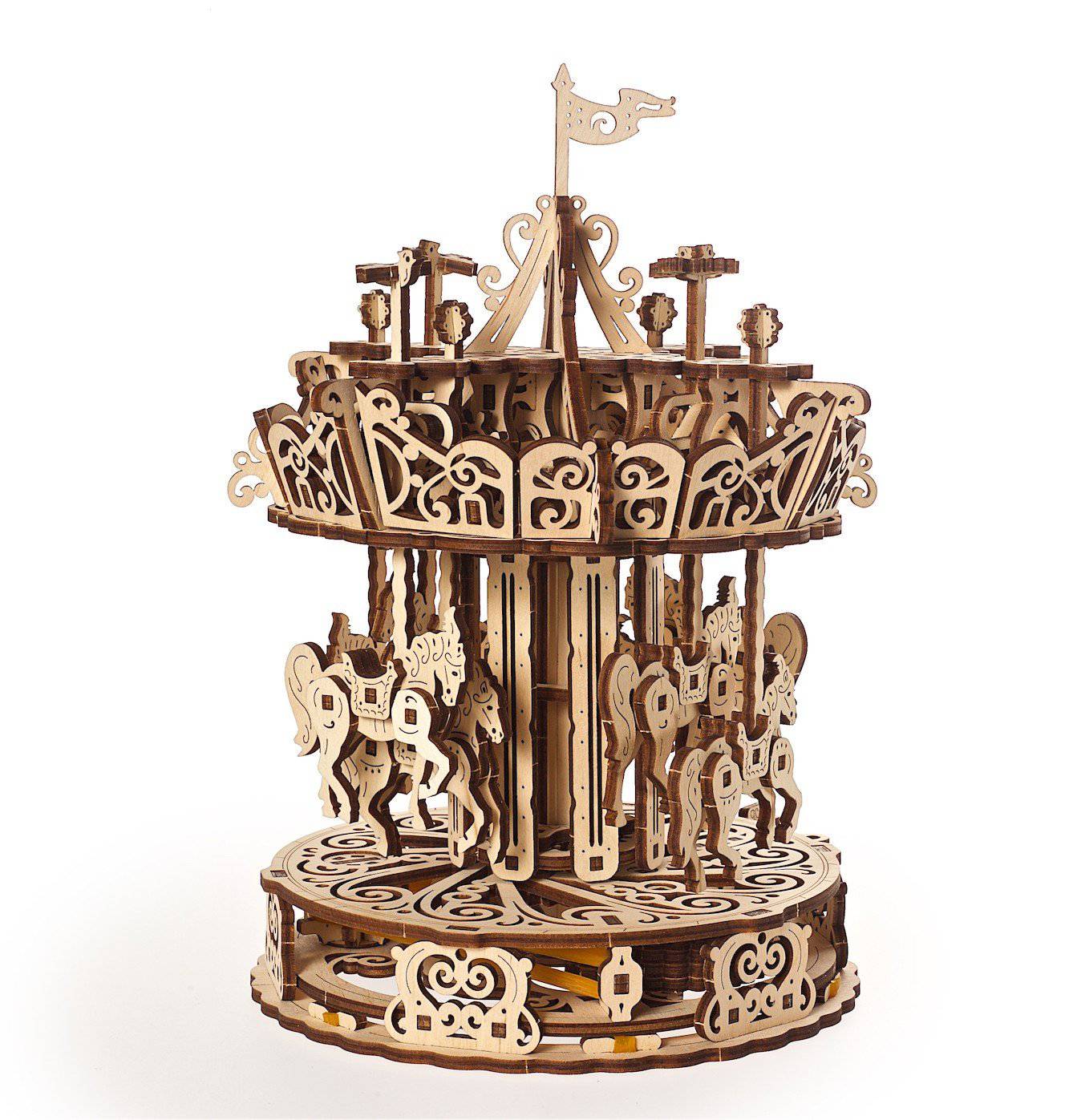 BRIVLOX™ The Carrousel - Wooden 3d Puzzle - BRIVLOX | Where Innovation Meets Style!