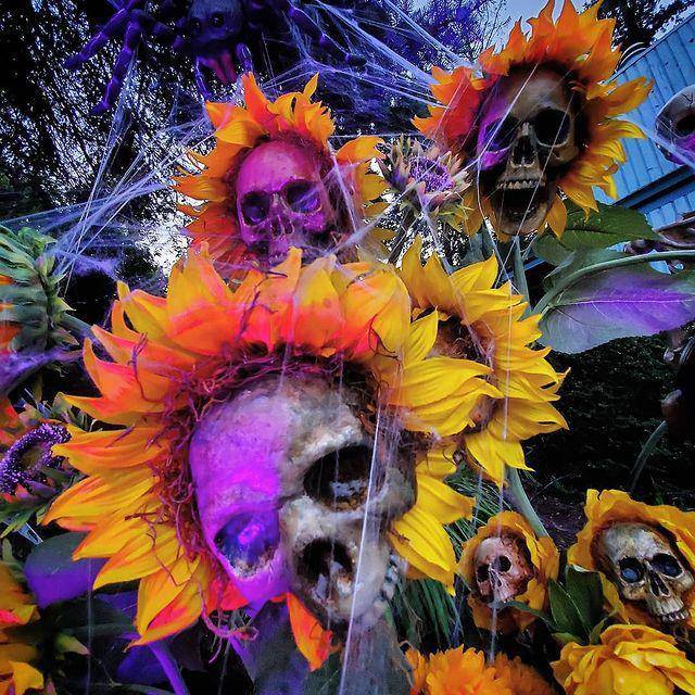 Sunflower Skull - BRIVLOX | Where Innovation Meets Style!