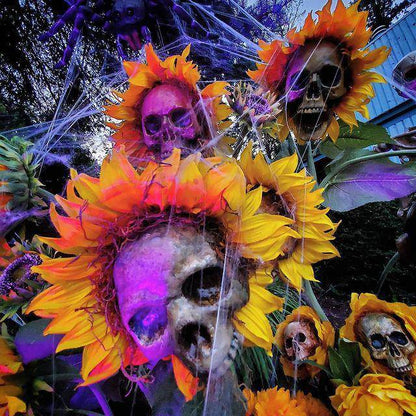 Sunflower Skull - BRIVLOX | Where Innovation Meets Style!