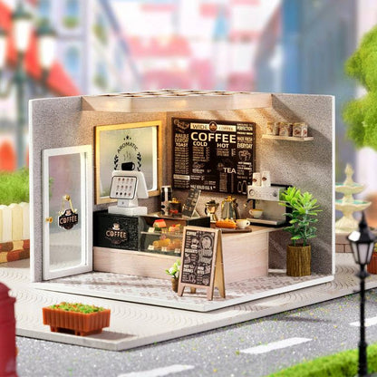 BRIVLOX 1: 24 DIY Dollhouse Kit (Leisurely coffee shop) - BRIVLOX | Where Innovation Meets Style!