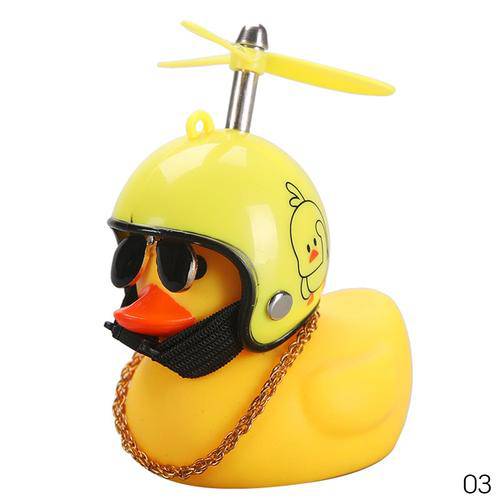 Car Duck with Helmet - BRIVLOX | Where Innovation Meets Style!