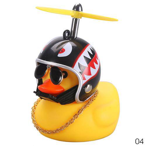 Car Duck with Helmet - BRIVLOX | Where Innovation Meets Style!