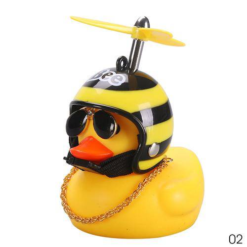 Car Duck with Helmet - BRIVLOX | Where Innovation Meets Style!