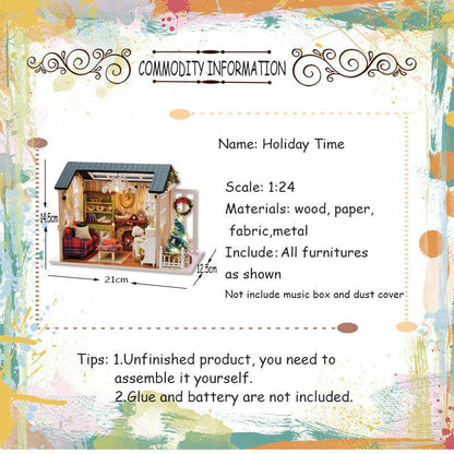 BRIVLOX 1: 24 DIY Dollhouse Kit (Holiday Time) - BRIVLOX | Where Innovation Meets Style!