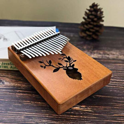 KALIMBA 17 KEYS, HANDMADE WOODEN INSTRUMENT - KALIMBA MBIRA™ - BRIVLOX | Where Innovation Meets Style!