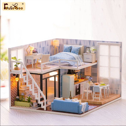 BRIVLOX 1: 24 DIY Dollhouse Kit (Blue Time) - BRIVLOX | Where Innovation Meets Style!