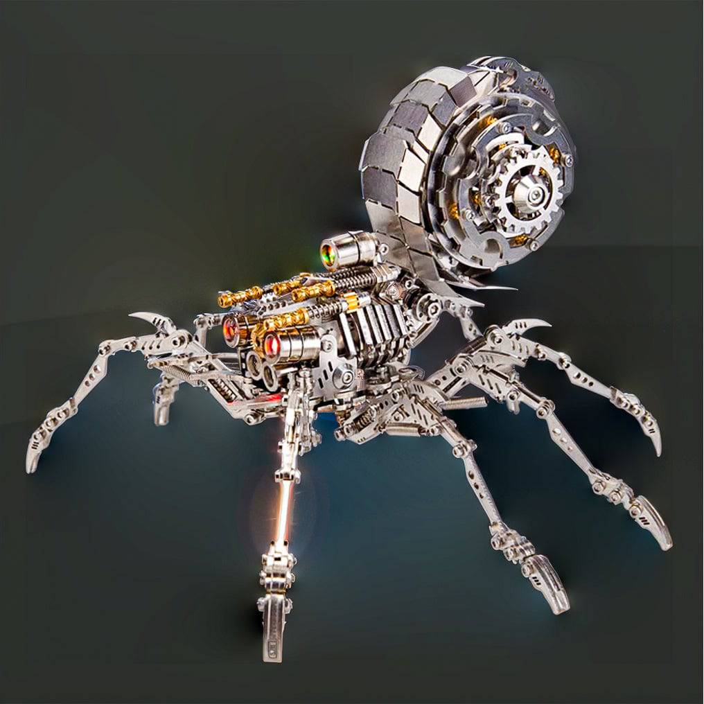 Intriguing DIY 3D Metal Spider Puzzle Kit - 203 Pieces for Creative Fun and Unique Gifting! - OPICRAFT 