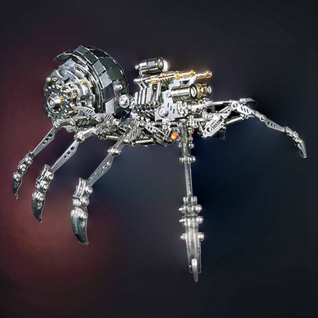 Intriguing DIY 3D Metal Spider Puzzle Kit - 203 Pieces for Creative Fun and Unique Gifting! - OPICRAFT 