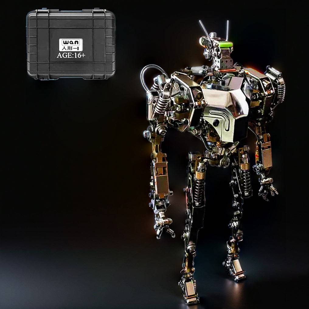 Build Your Own Futuristic Mech Warrior: 3D Metal Model Kit with Over 700 Pieces! - OPICRAFT 