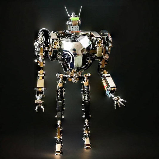 Build Your Own Futuristic Mech Warrior: 3D Metal Model Kit with Over 700 Pieces! - OPICRAFT 