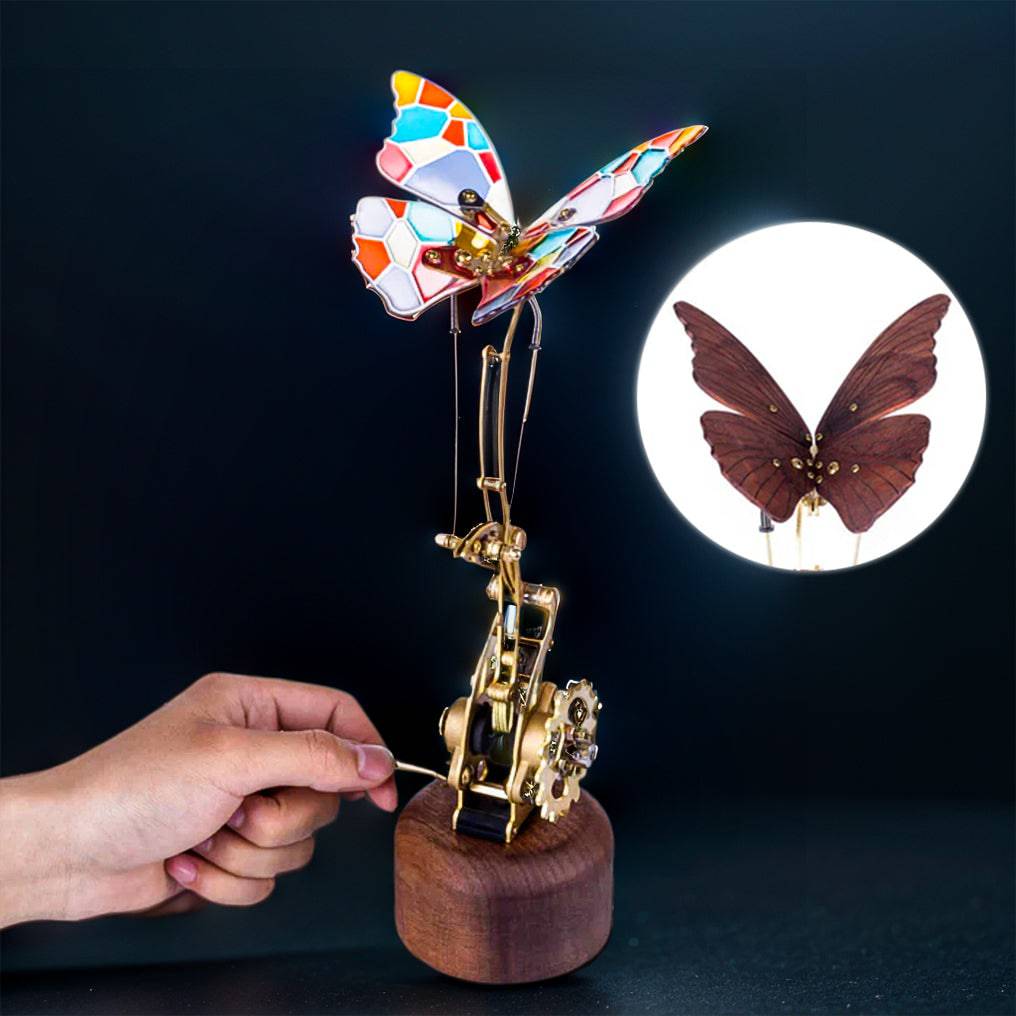 Enchanting 3D Flying Butterfly Mechanical Craft Kit - Unleash the Mystery of Aviation! - OPICRAFT 