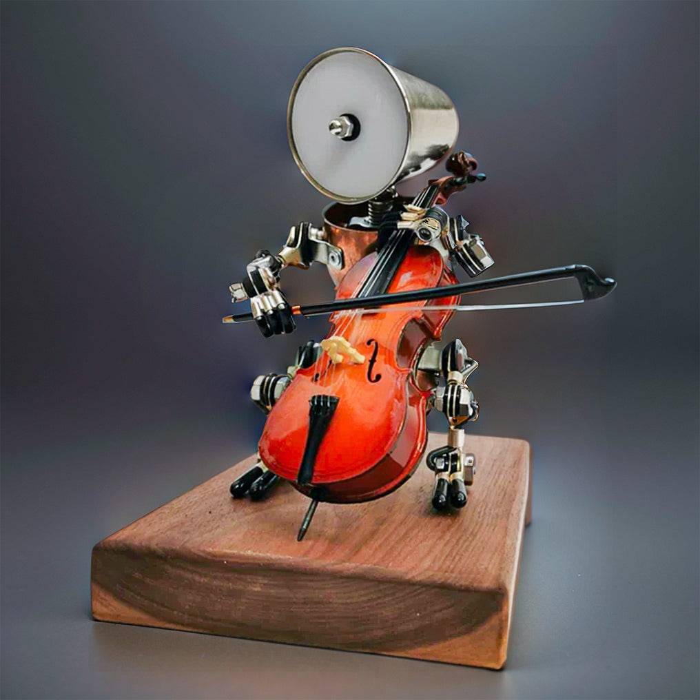 Steampunk 3D Metal Robot Band Model Kit - Create Your Own Handcrafted Masterpiece! - OPICRAFT 