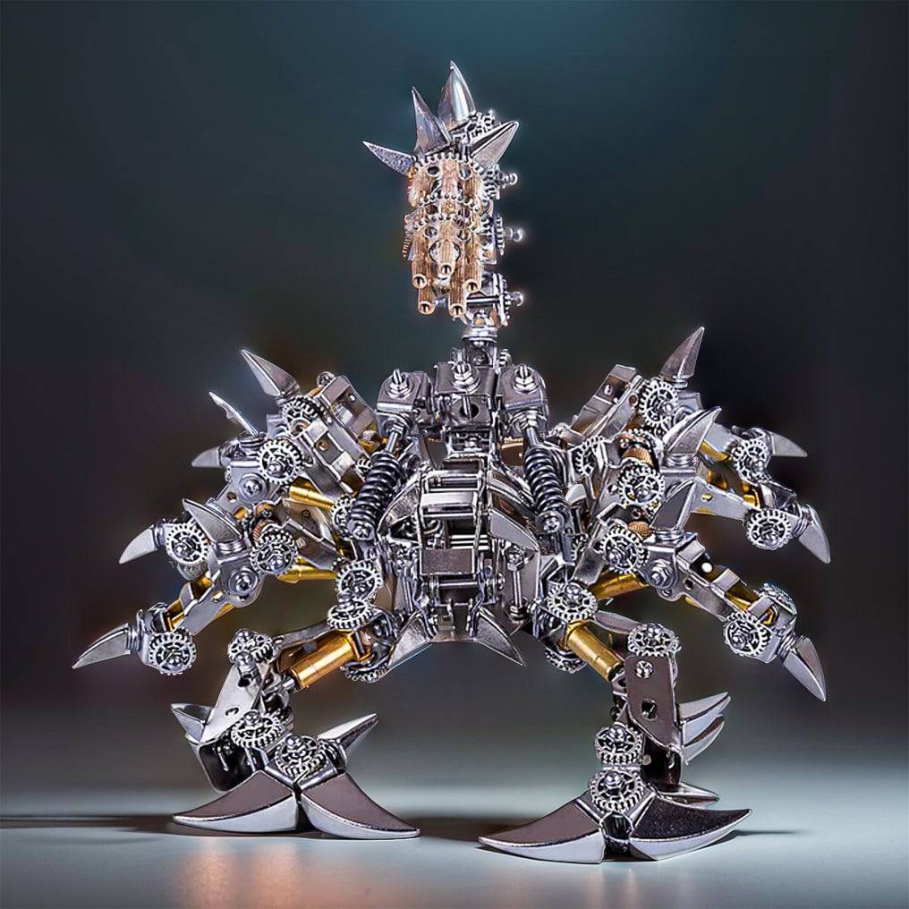 Transform Your Creativity with the 3D Metal Mechanical War Scorpion Puzzle Assembly Kit! - OPICRAFT 