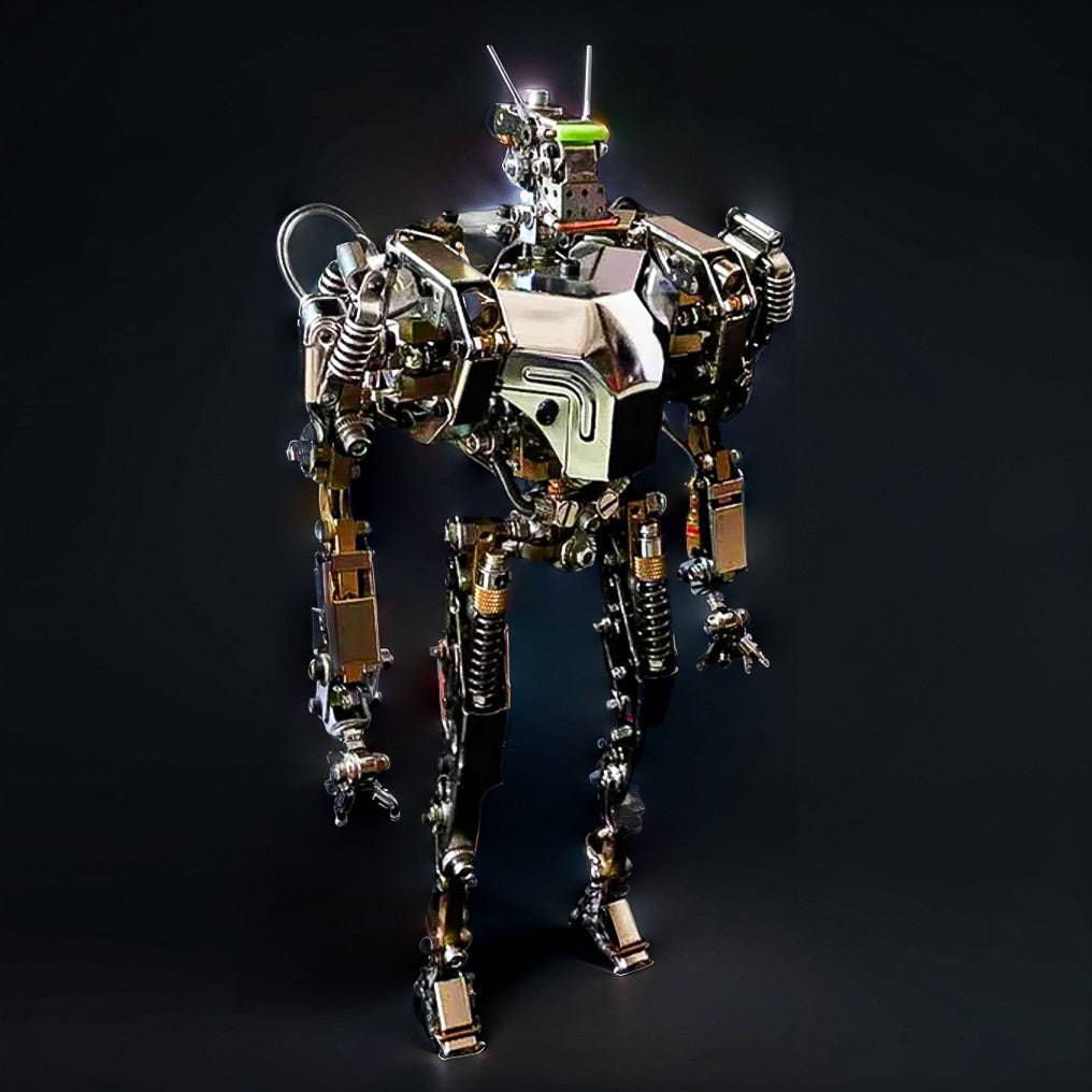 Build Your Own Futuristic Mech Warrior: 3D Metal Model Kit with Over 700 Pieces! - OPICRAFT 