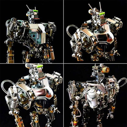 Build Your Own Futuristic Mech Warrior: 3D Metal Model Kit with Over 700 Pieces! - OPICRAFT 