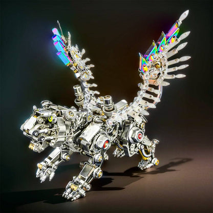 Build Your Own 3D Metal Bengal Tiger and Smilodon with Wings Puzzle – 700+ Piece Model Kit Adventure! - OPICRAFT 