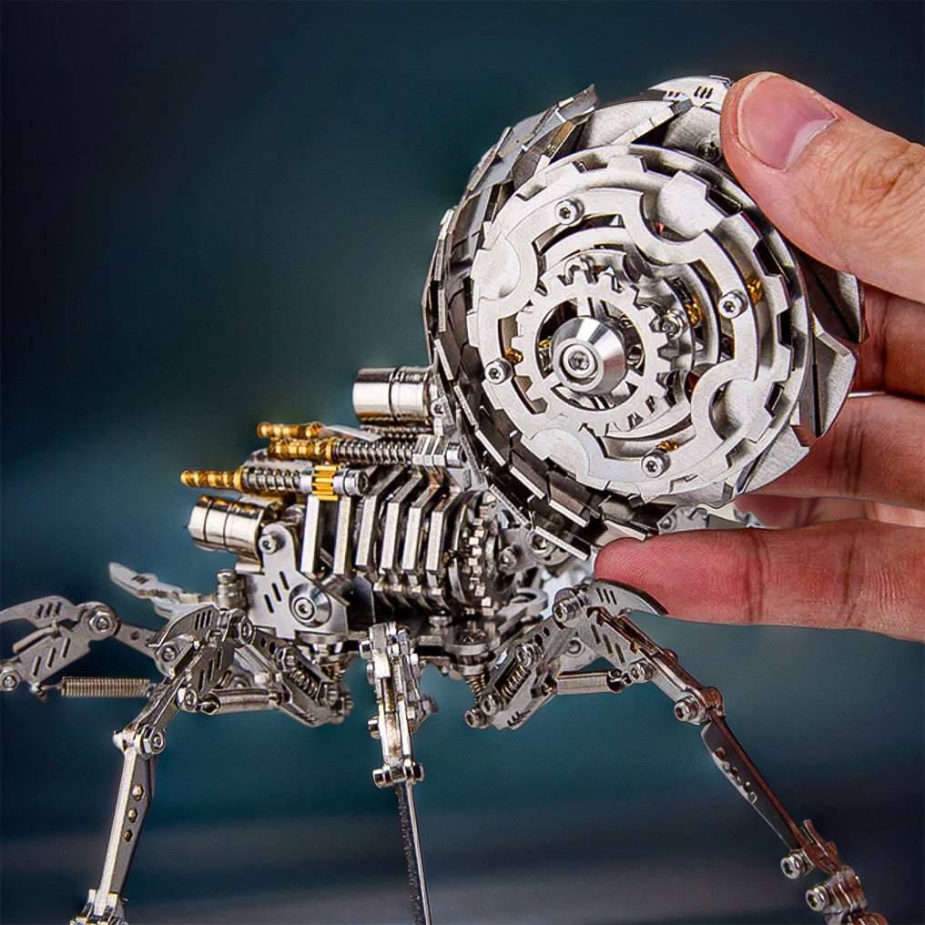 Intriguing DIY 3D Metal Spider Puzzle Kit - 203 Pieces for Creative Fun and Unique Gifting! - OPICRAFT 