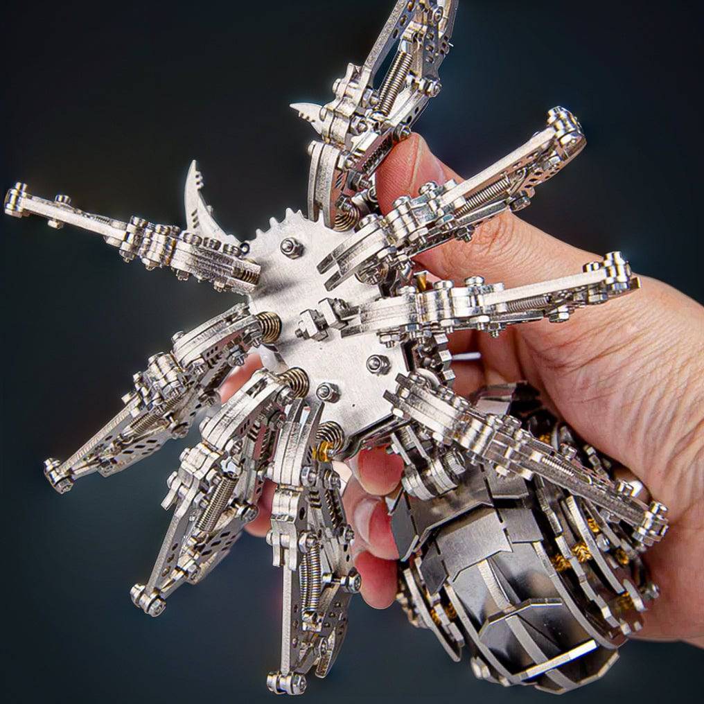 Intriguing DIY 3D Metal Spider Puzzle Kit - 203 Pieces for Creative Fun and Unique Gifting! - OPICRAFT 