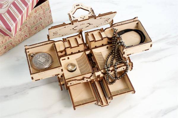 BRIVLOX 3D Mechanical Wooden Antique Box - BRIVLOX | Where Innovation Meets Style!