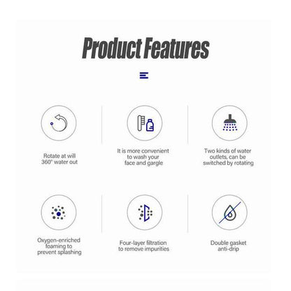 FILTER FAUCET(SUITABLE FOR 99% HOUSEHOLD SIZE ) - BRIVLOX | Where Innovation Meets Style!