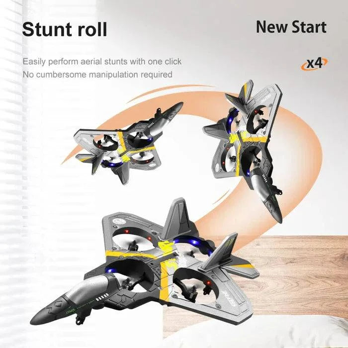 XLEDX™ - V17 Jet Fighter Stunt RC Airplane - BRIVLOX | Where Innovation Meets Style!