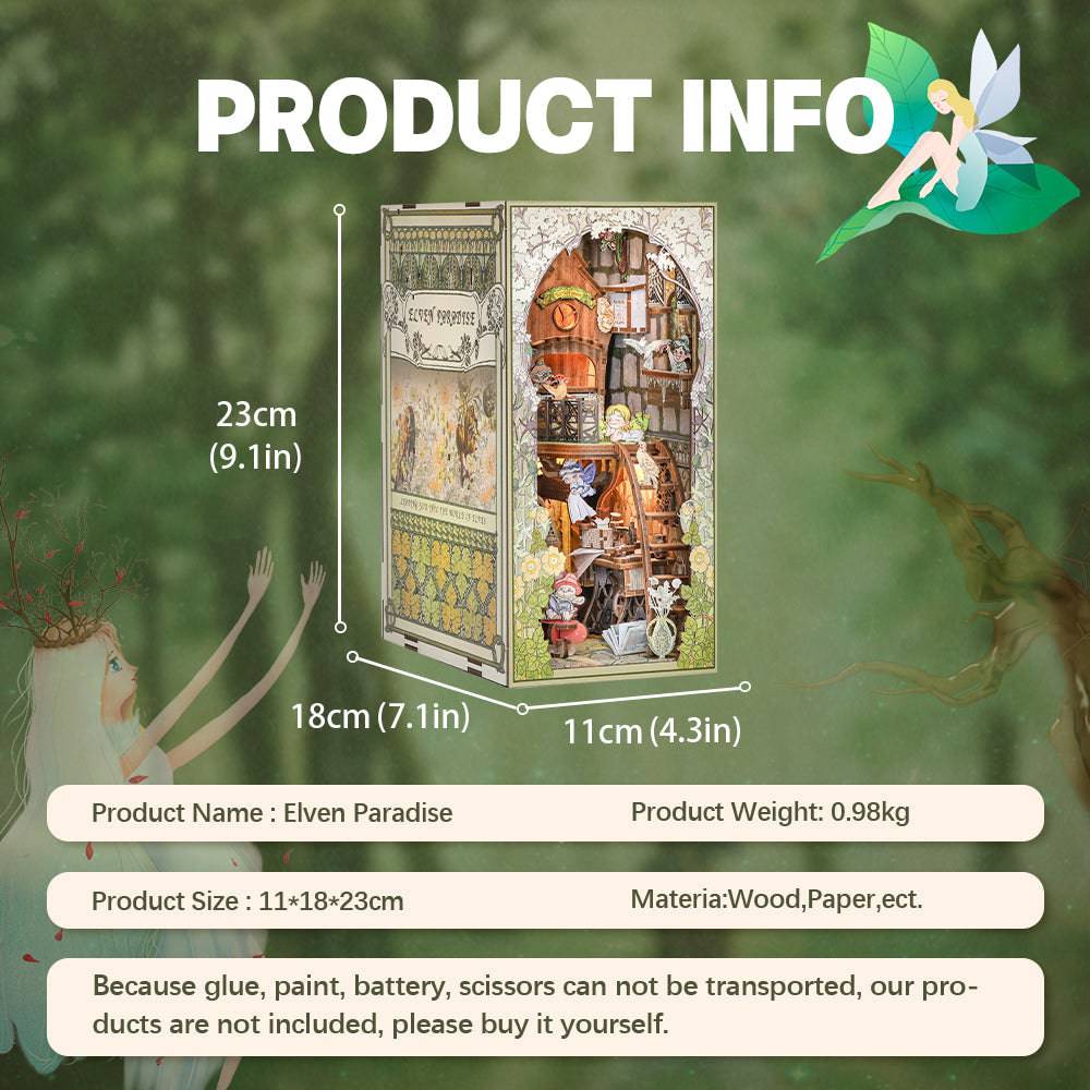 BRIVLOX™ DIY Booknook Kit (Elves Paradise) - BRIVLOX | Where Innovation Meets Style!