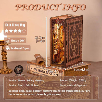 BRIVLOX™ DIY Booknook Kit (Sailing Memory) - BRIVLOX | Where Innovation Meets Style!