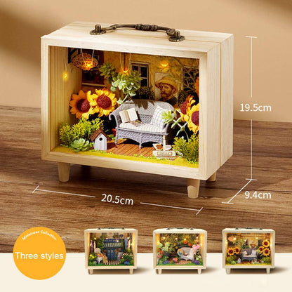 BRIVLOX 1: 24 DIY Dollhouse Kit (Small wooden box) - BRIVLOX | Where Innovation Meets Style!