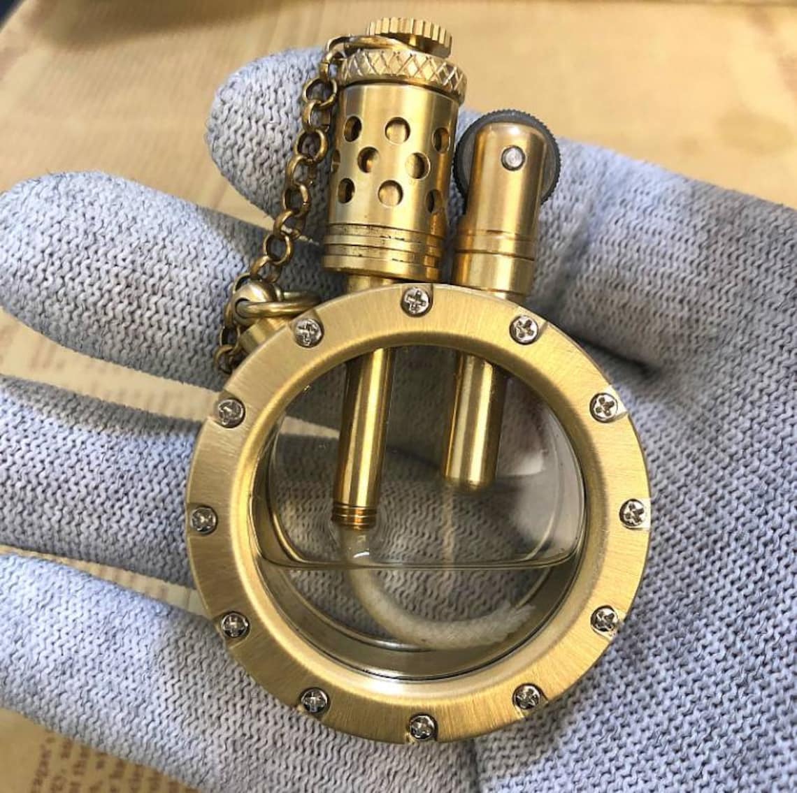 Marine steampunk Gothic lighter - BRIVLOX | Where Innovation Meets Style!