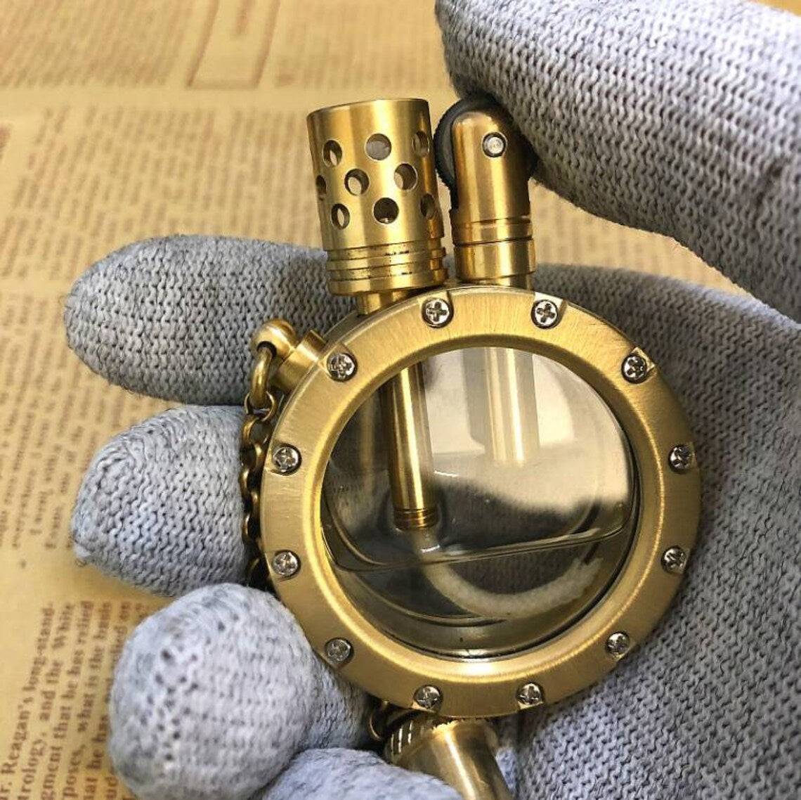 Marine steampunk Gothic lighter - BRIVLOX | Where Innovation Meets Style!