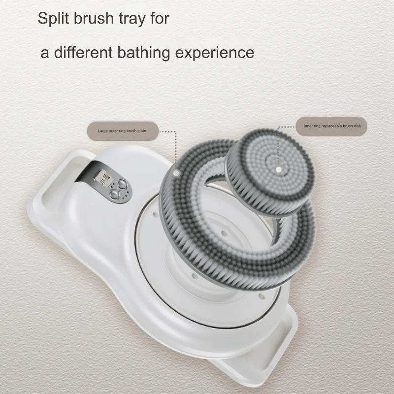 BRIVLOX Shower Back Rubbing Wall-Mounted Smart Scrubbing Machine - BRIVLOX | Where Innovation Meets Style!